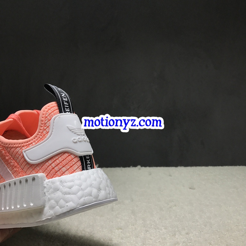 Real Boost Adidas NMD R1 Orange Pink